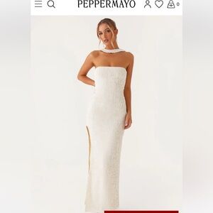 Off white dress from Peppermayo